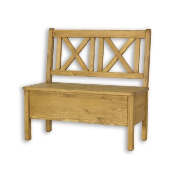Rustik lavica NR702 150 cm, jasný vosk
