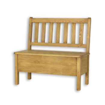 Rustik lavica NR703 120 cm, jasný vosk