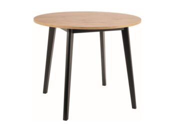 SOLDA jedálenský stol 100, dub Artisan / čierna