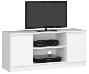 Moderný TV stolík ROMANA120, biely