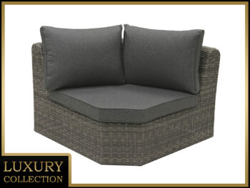 DEOKORK Ratanový rohový diel BORNEO LUXURY (sivá)