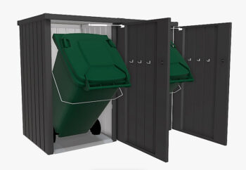Biohort Box na smetiaku BIOHORT Alex 2 (tmavo šedá metalíza)