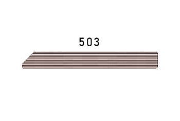 Soklová lišta lieskový orech 9556 503, 78x10x4500 / 6000 mm, TWINSON 10 × 78 × 4500 mm