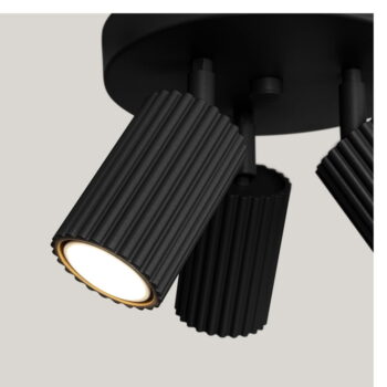 Čierne stropné svietidlo Gleam – Nice Lamps - Image 7