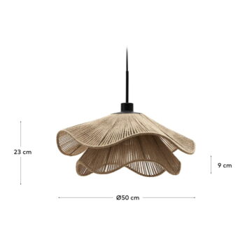 Tienidlo v prírodnej farbe ø 50 cm Pontos – Kave Home - Image 6