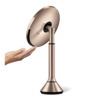 Kozmetické zrkadlo s osvetlením/zväčšovacie (5x) ø 20 cm Sensor – simplehuman – Obrázok 3