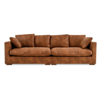 Koňakovohnedá pohovka 266 cm Comfy – Scandic
