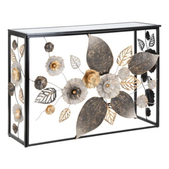 Čierny konzolový stolík 42x112 cm Glam Dark – Mauro Ferretti - Image 4