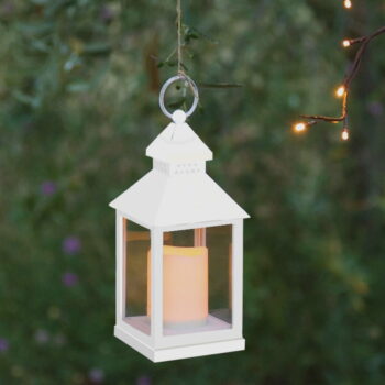Veľký biely dekoratívny LED lampáš vhodný do exteriéru Tomasucci Lante - Image 3