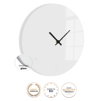 Sklenené nástenné hodiny ø 30 cm Feminine line - Styler - Image 6