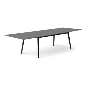 Čierno-antracitový rozkladací jedálenský stôl 90x165 cm Meza – Hammel Furniture - Image 2