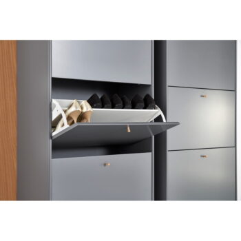 Sivá výklopná skrinka na topánky Mistral - Hammel Furniture - Image 5