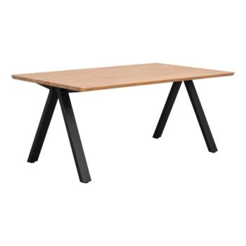 Rozkladací jedálenský stôl s doskou z dubového dreva 170x100 cm Carradale - Rowico - Image 2