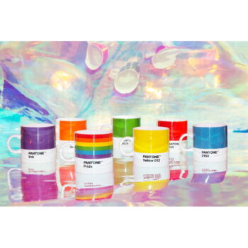Keramické hrnčeky v súprave 7 ks na espresso 120 ml Pride – Pantone - Image 5