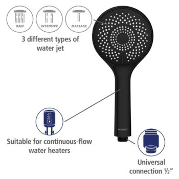 Sprchová hlavica ø 11 cm Water Saving – Wenko - Image 3