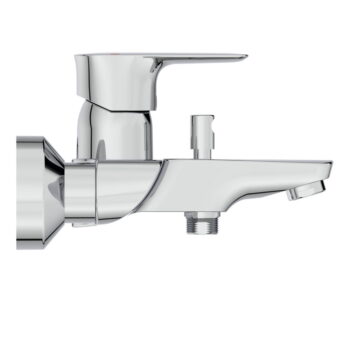 Vaňová nástenná batéria v lesklo striebornej farbe Connect Air – Ideal Standard - Image 2