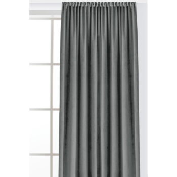 Sivý zamatový dimout záves 530x225 cm Velto – Filumi – Obrázok 2