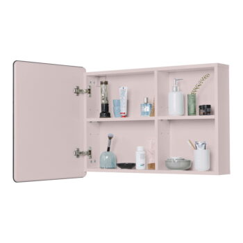 Ružová závesná/so zrkadlom kúpeľňová skrinka 80x58 cm Color Bath – Tom Tailor – Obrázok 4