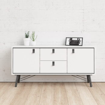 Biela komoda Tvilum Ry, 150 x 72 cm - Image 7