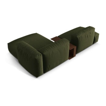 Zelená modulárna rohová pohovka (pravý roh) Martina – Micadoni Home - Image 4