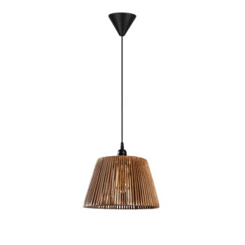 Čierno-béžové závesné svietidlo ø 30 cm Cone – Opviq lights