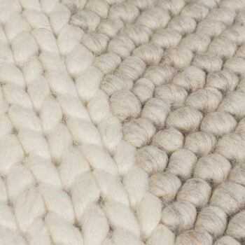Béžový ručne tkaný koberec s prímesou vlny 80x150 cm Minerals Patchwork – Flair Rugs - Image 4