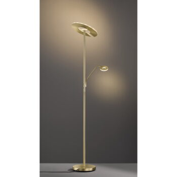 LED stmievateľná stojacia lampa v zlatej farbe (výška 180 cm) Dent – ​​Fischer & Honsel - Image 3