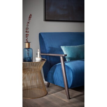 Okrúhly odkladací stolík so sklenenou doskou ø 40 cm Jolene – Kave Home - Image 6