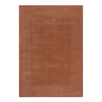 Vlnený koberec v tehlovej farbe 120x170 cm - Flair Rugs
