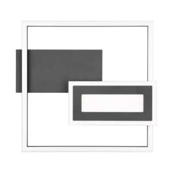 Čierne LED stropné svietidlo 30x33 cm Spiro – Trio – Obrázok 3
