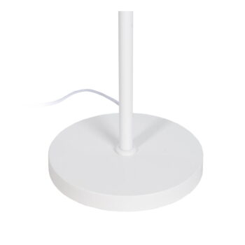 Biela stojacia lampa s kovovým tienidlom (výška 150 cm) – Ixia - Image 6