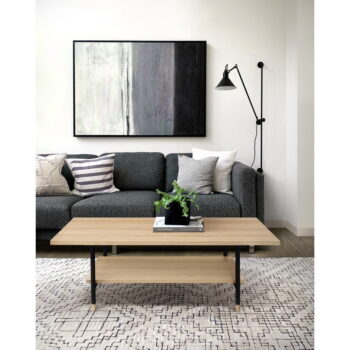 Konferenčný stolík s doskou v dubovom dekore v prírodnej farbe 60x120 cm Jugend - Woodman - Image 7