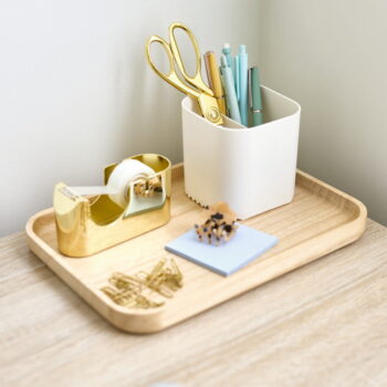 Drevený organizér Eco Office - iDesign – Obrázok 3