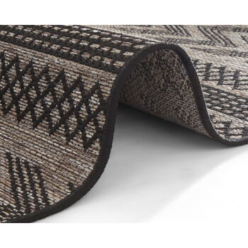 Čierno-béžový vonkajší koberec NORTHRUGS Sidon, 200 x 290 cm - Image 4