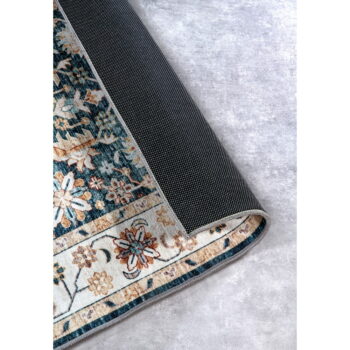 Modrý koberec 160x230 cm Saveh Blue Cream – Elle Decoration - Image 6