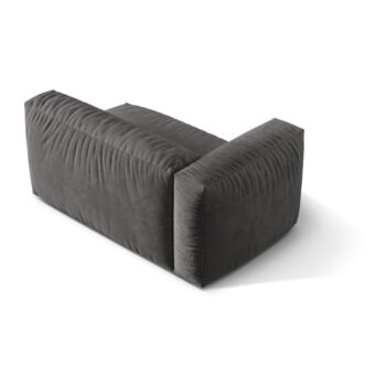 Sivý modul pohovky z textílie bouclé (ľavý roh) Martina – Micadoni Home - Image 3