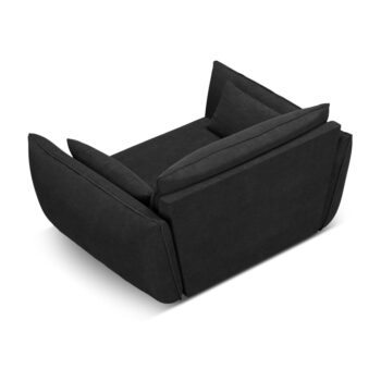 Tmavosivé kreslo Vanda - Mazzini Sofas – Obrázok 3