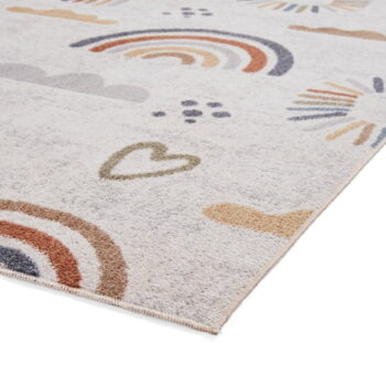 Krémovobiely detský koberec 80x150 cm Vida Kids Rainbow – Think Rugs - Image 6