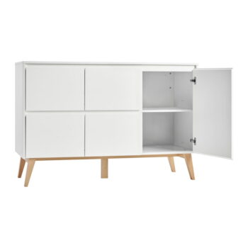 Biela detská komoda so zásuvkami Pinio Swing, 148 x 92 cm – Obrázok 3