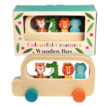 Drevený autobus Colourful Creatures - Rex London - Image 5