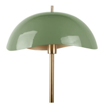 Stojacia lampa s kovovým tienidlom v zelenej a zlatej farbe (výška 154 cm) Waved – Leitmotiv – Obrázok 2