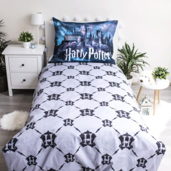 Modré detské bavlnené obliečky so svietiacim efektom Jerry Fabrics Harry Potter, 140 x 200 cm – Obrázok 3