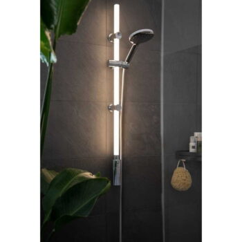 Sprchová súprava v striebornej farbe 94 cm LED – Wenko – Obrázok 8