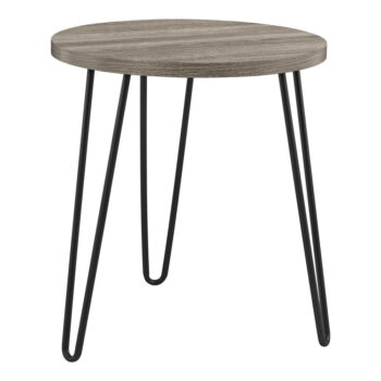 Hnedosivý odkladací stolík Støraa Owen, ø 50 cm - Image 3