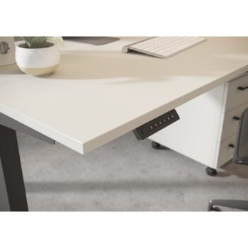 Polohovací pracovný stôl s elektricky nastaviteľnou výškou 80x180 cm Agenda – Germania - Image 6