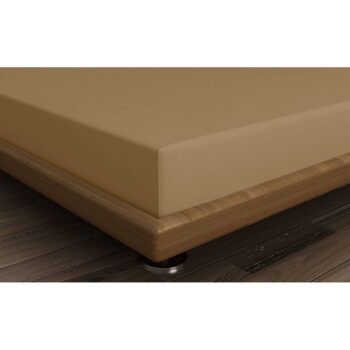 Hnedá napínacia bavlnená plachta 140x200 cm – Mijolnir – Obrázok 2
