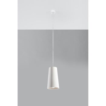 Biele keramické závesné svietidlo Nice Lamps Armica - Image 2