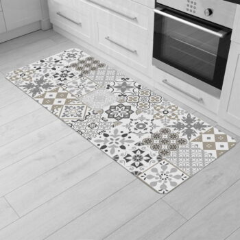 Biely behúň z PVC 45x120 cm Salou – douceur d'intérieur - Image 2