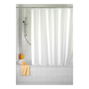 Biely sprchový záves Wenko Simpler, 180 x 200 cm - Image 2