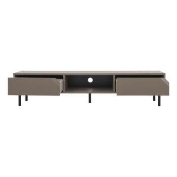 Tmavosivý TV stolík 177x39 cm Corner - Tenzo – Obrázok 5